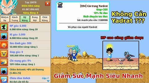 Ngọc Rồng Online | Hướng Dẫn Cách Giảm Sức Mạnh NRO Mới Nhất 2025 Không Cần Cải Trang Yadrat ???