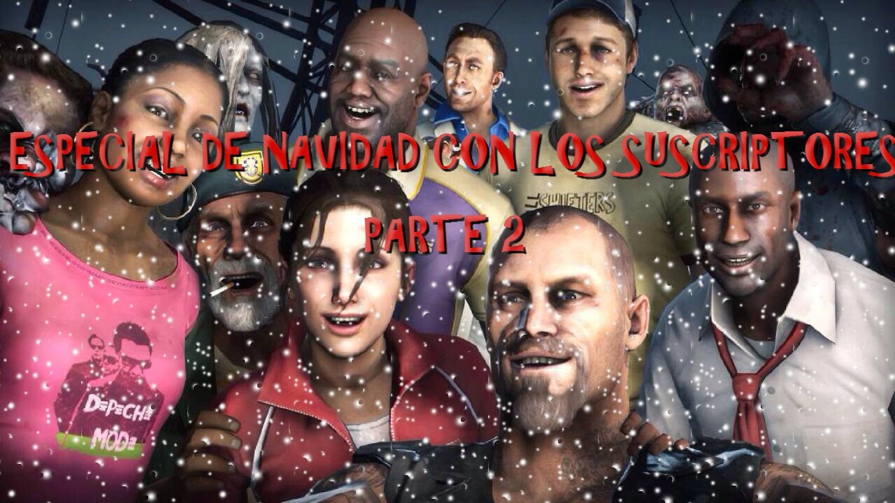 Left 4 dead 2 pasando la Navidad con suscriptores