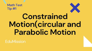 constrained motion(circular and parabolic motion | bsc mathematics  in hindi(2nd year maths solution