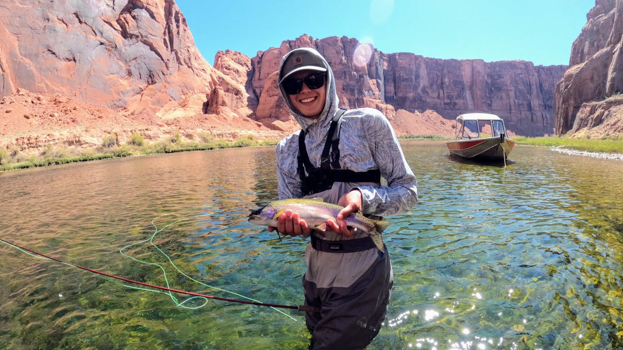 LEE'S FERRY FLY-FISHING TRIP - Colorado River, AZ - YouTube