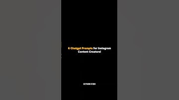 6 ChatGpt Prompts for Instagram Content Creators!!🚀                  #chatgpt #chatgpt4 #ai #prompts