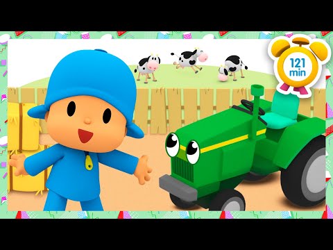 🐮 Aprenda animais com Pocoyo 🐯 DESENHOS ANIMADOS para crianças 