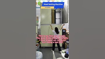 High temperature curtain setting machine