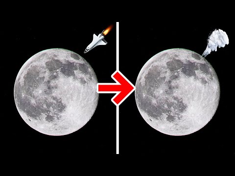 Таинственная ракета врезалась в Луну