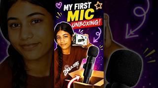Unboxing My First Mic🌷#minivlog#shortsfeed#vlog#youtubeshorts#ytshorts#shortsviral#vlogvideo#shorts