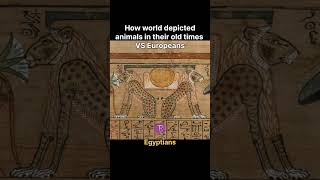 How world's ancestors painted animals VS How Europeans did it #europe #medieval #art #animals