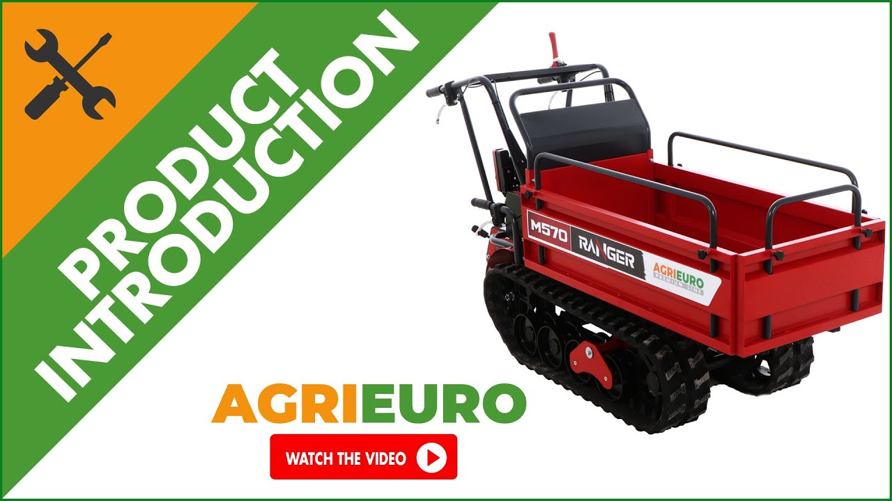 RANGER M570-E Extendable Tracked Power Barrow - Honda GX200 Engine - Product overview