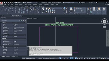 Gera malha de coordenadas no AUTOCAD mais rápido que conheço.