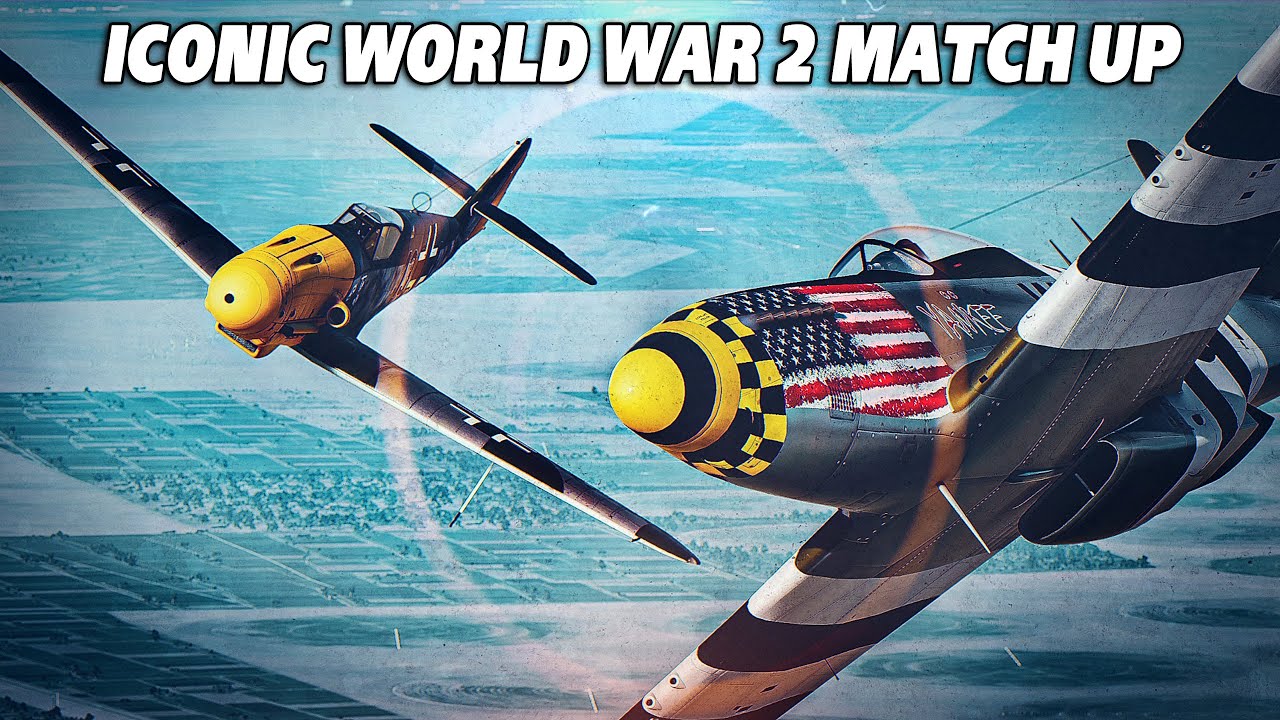 Bf-109 k4 Vs P-51 Mustang Western Front World War 2 Dogfight | Digital Combat Simulator | DCS |