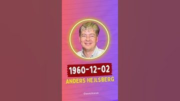 c# | Meet the Geniuses Behind Your Code! | Anders Hejlsberg