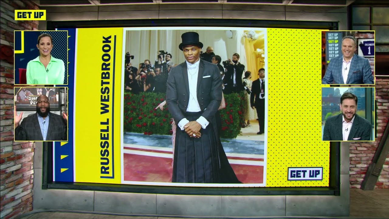 The Athletic on X: Topped off the outfit with a top hat 🎩 Russell  Westbrook at the #MetGala  / X