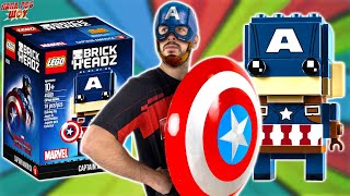 ПАПА РОБ И КАПИТАН АМЕРИКА LEGO BRICK HEADZ - РАСПАКОВКА СУПЕРГЕРОЯ МАРВЕЛ!