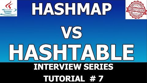 HashMap vs HashTable in Java | Difference between HashMap and HashTable | Java Interview Tutorials