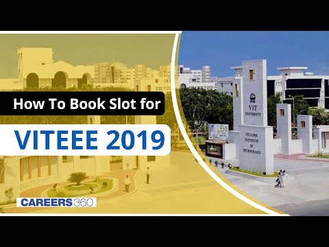 How to book slot for VITEEE 2019