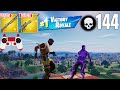 144 elimination duo vs squads gameplay wins ft cyclonefn fortnite chapter 5 ps4 controller