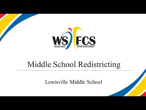 Lewisville Middle School Redistricting Plan