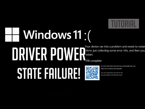 windows 11 driver power state failure windows 11 driver power state failure