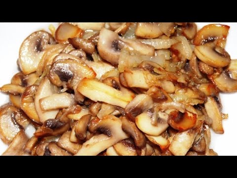 Шампиньоны жареные с луком СУПЕР ВКУСНО И БЫСТРО