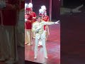 Hugh jackmans tribute to mark shipley at curtain call of the music man on broadway