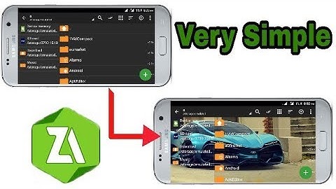 How To Change ZArchiver Background Look Like AndroKing