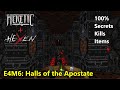 Heretic (100%) - E4M6: Halls of the Apostate (Heretic + Hexen edition)