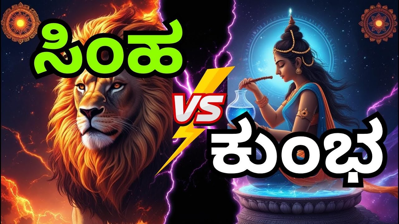 ಸಿಂಹ vs ಕುಂಭ - ರಾಜ ಮತ್ತು ಬಂಡಾಯಗಾರ ಒಂದಾದರೆ?