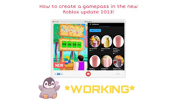 *WORKING!*how to create a gamepass after the new Roblox update 2023 #robux  #roblox