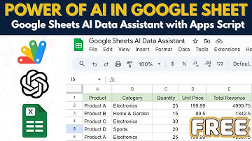 Bouw een Google Sheets AI-data-assistent met Apps Script en ChatGPT | D49