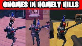 Find Gnomes at Homely Hills (Fortnite Season 3 Challenges)