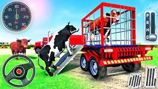 Farm Animal Transport Truck Driving - Pet Zoo Transporter Drive Simulator 3D - Android GamePlay screenshot 4