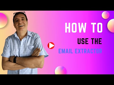 Step 3:   How To Use Email Extractor