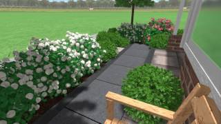 Voortuin In Bodegraven Met Meerdere Niveaus