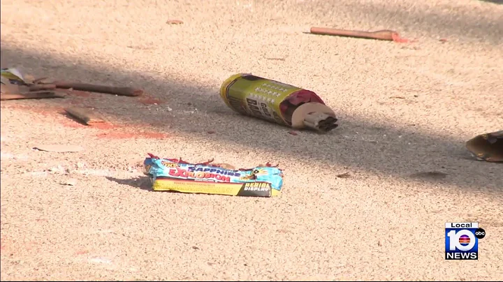 Several fireworks-related injuries reported over July Fourth weekend