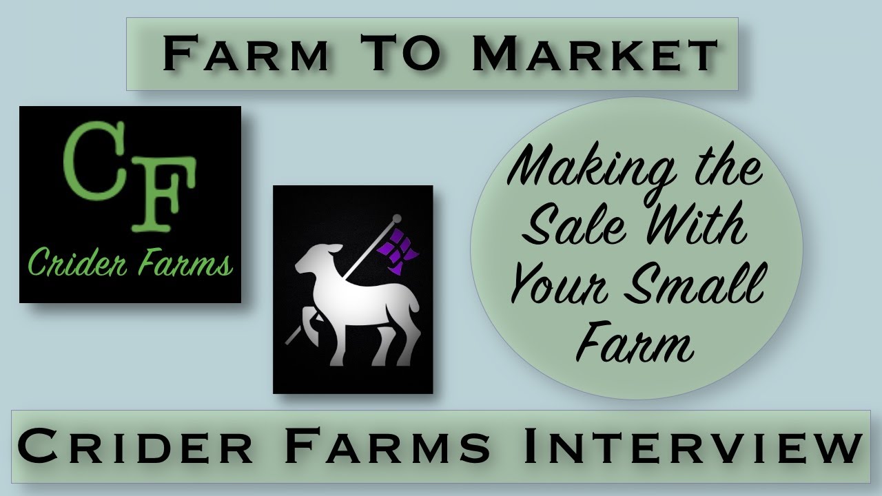 Small Farm & Big Sales:  Crider Farms Interview