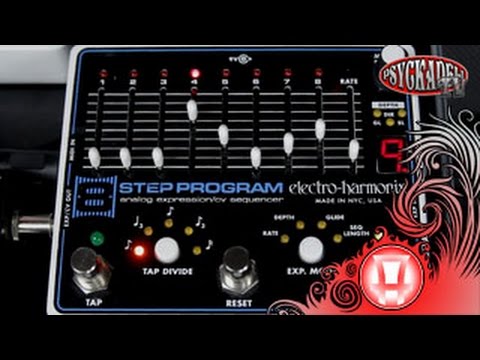 8-step from Electro Harmonix. An overview and cool guitar settings using  the 8-step