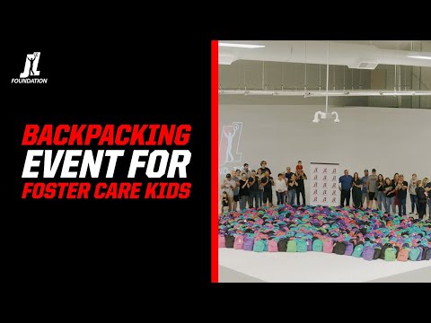 Joey Logano Foundation Team Event Packs 1,000 Backpacks for Foster Care Children in North Carolina