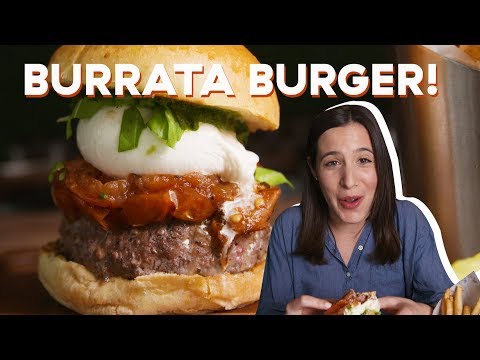 Best Caprese Burger In NYC | Delish Does