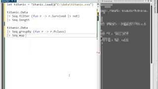 F# Data: Analysing Titanic data with CSV provider