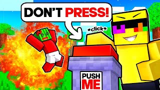 Pressing MYSTERY BUTTONS In Minecraft!