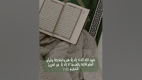 سورة آل عمران الآية 16-18|| #سورة_العمران