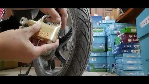KHÓA CHỐNG TRỘM XE MÁY ĐA NĂNG - TIỆN GỌN VÀ AN TOÀN.