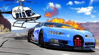 Police Chase with a HELICOPTER! (BeamNG) screenshot 2