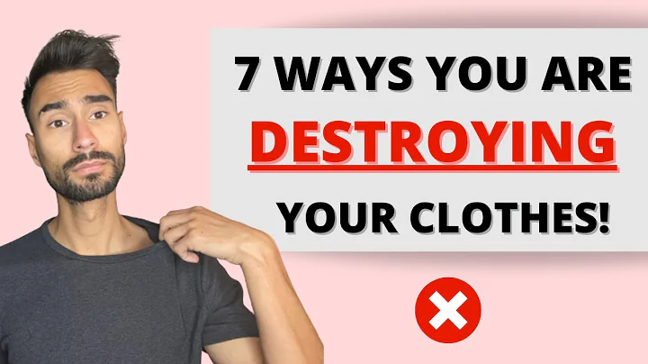 CLOTHING MISTAKES | 7 Ways You Are DESTROYING Your Clothes! | Joshua Bridwell