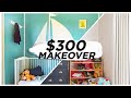 tight space, tighter budget room makeover!