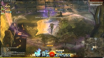 Ascalonian Catacombs Explorable - Path 1 - 3 Man Guild Run - Iris