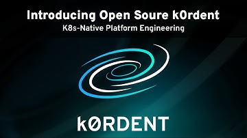 Open Source k0rdent: Kubernetes-Native Platform Engineering