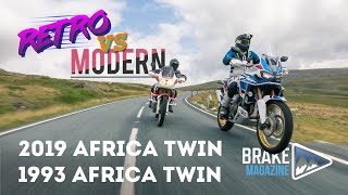 Retro vs Modern  1991 Africa Twin vs 2019 Africa Twin