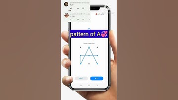 Letter "A" Pattern Lock|| Alphabetic Pattern ||#shortfeed #shorts #ytshorts #trending
