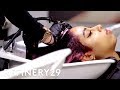 I Got Bangs & Dyed My Hair Purple | Hair Me Out | Refinery29