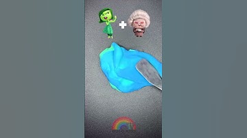 Disgust+Nostalgia=Sadness? #satisfying #colormixing #insideout #insideout2  #oddlysatisfying